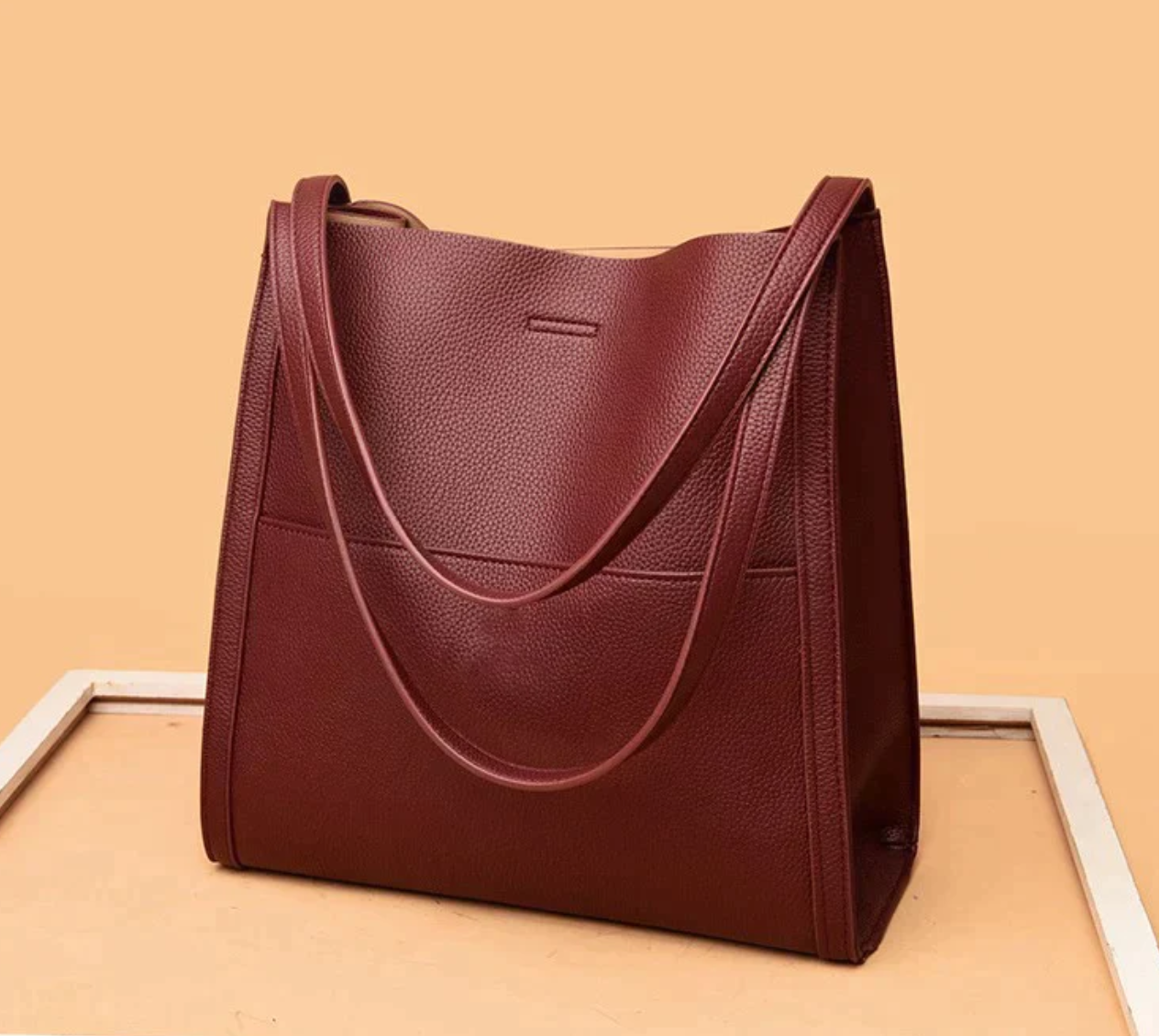 Alena™ | Bolso de hombro de piel para mujer