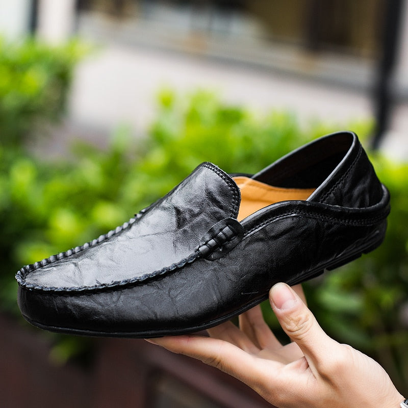 Paradiso Handgefertigte Loafer aus Leder