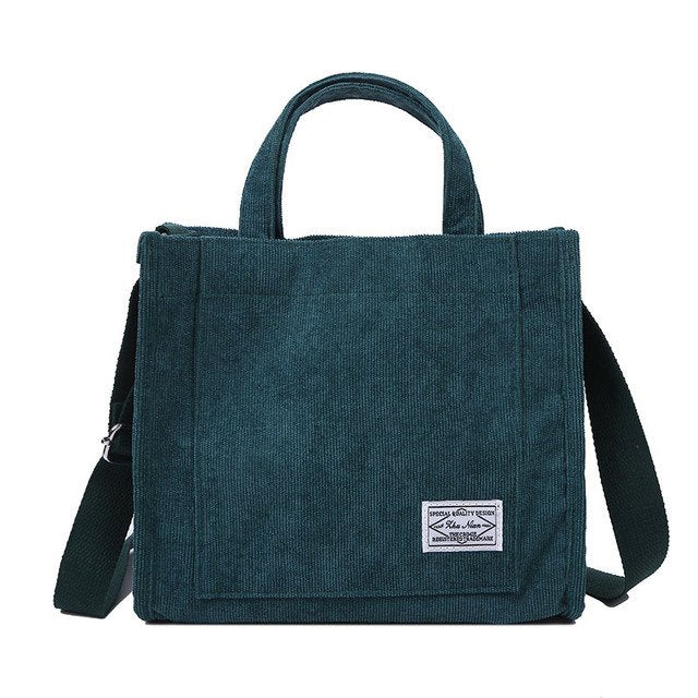 Elma - Bolso bandolera casual de pana para mujer